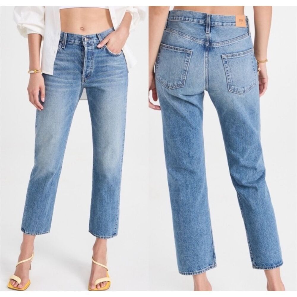 Edwin luxe straight leg distressed size 18 jeans